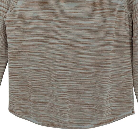 Chico's Size 2 Marled Long Sleeve Tan Sweater - Picture 5 of 10
